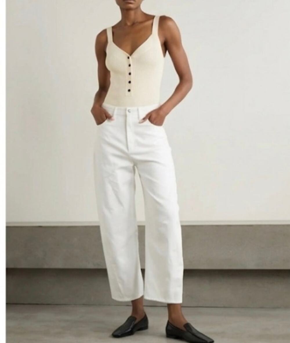 Maria McManus Rib Body Suit in Cream M